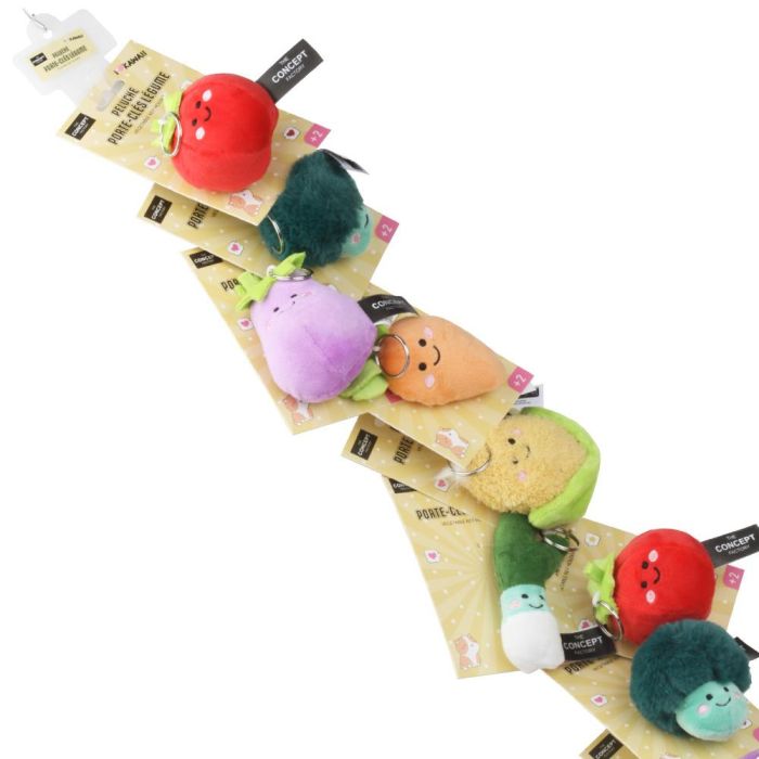 Peluche Llavero Verdura Kawaii The Concept Factory 3 Peluche Llavero Verdura Kawaii The Concept Factory 3