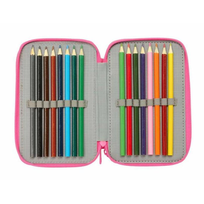 Safta Plumier Triple 37 Piezas Princesas 12,5x19,5x5,5cm 2 Safta Plumier Triple 37 Piezas Princesas 12,5x19,5x5,5cm 2