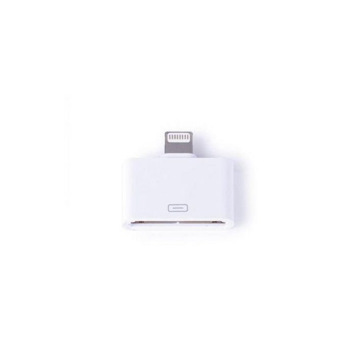 Adaptador Dock a Lightning Fonestar 7965/ Dock 30 pines Hembra - Lightning Macho/ Blanco
