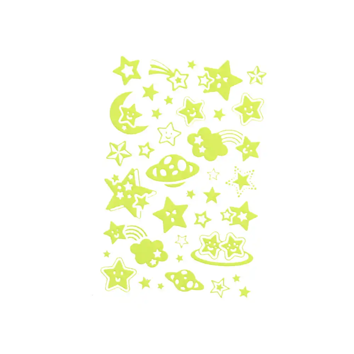 Imaginovo Pegatinas Luminosas Estrellas con Relieve 190x105 mm 3