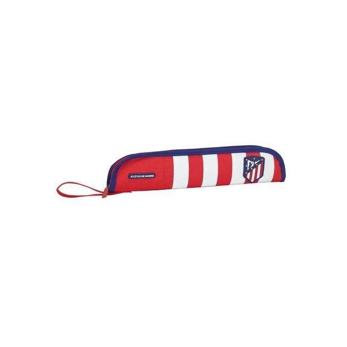 Safta Portaflautas Atlético de Madrid. Estuche Escolar Oficial Infantil de 37x8x2 cm. Edad Mínima: 3 años.