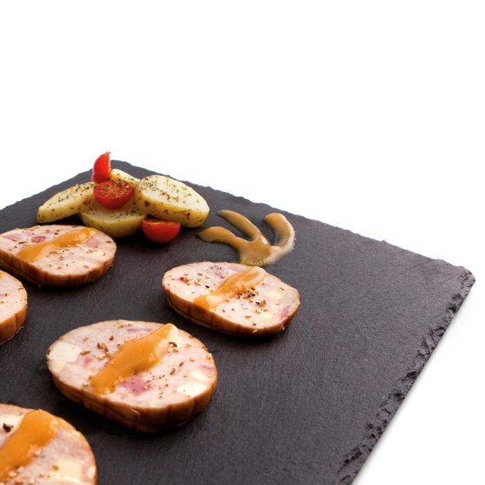 Quid Bandeja Asados Pizarra Gastro Fresh 40x30 cm Negra, Apilable, Higiénica, Reciclable y Fácil Limpiar (12 Unidades) 2 Quid Bandeja Asados Pizarra Gastro Fresh 40x30 cm Negra, Apilable, Higiénica, Reciclable y Fácil Limpiar (12 Unidades) 2