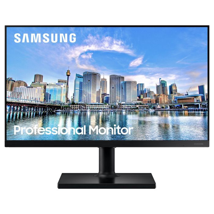 Samsung Monitor F24T452FQR 24" Full HD 1920x1080 IPS 5ms Tasa de Refresco 75Hz HDMI DisplayPort VESA Negro