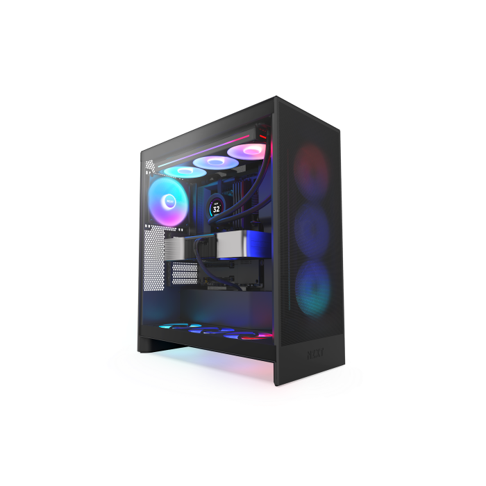 NZXT H7 Flow RGB Midi Tower Negro NZXT H7 Flow RGB Midi Tower Negro