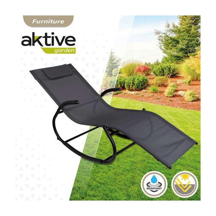 Tumbona de textileno aktive 172x53x75 cm 2 Tumbona de textileno aktive 172x53x75 cm 2