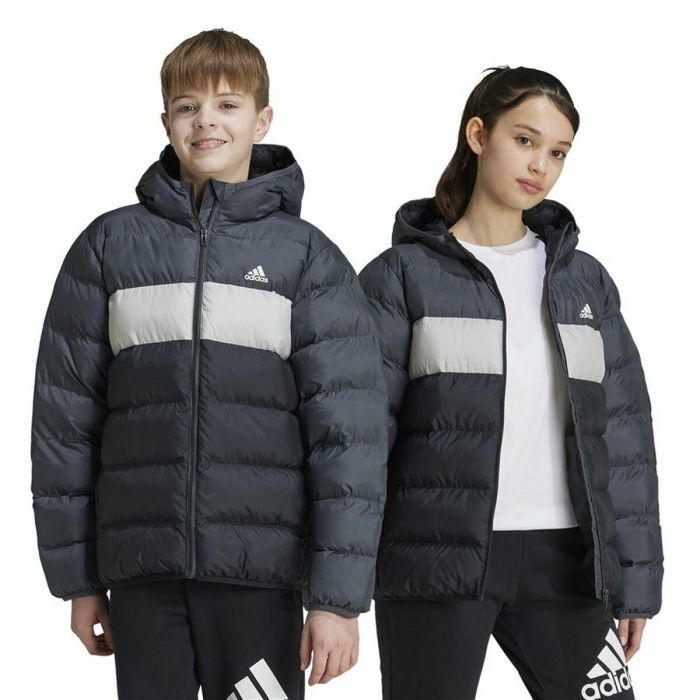 Chaqueta Deportiva para Niños Adidas Cazadora Synthetic Down Infantil Negro Gris 5