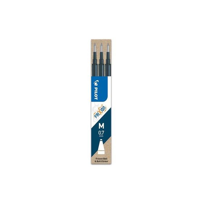 Pilot Recambio Bolígrafo Frixion 0.7 Negro Pack 3 Ud