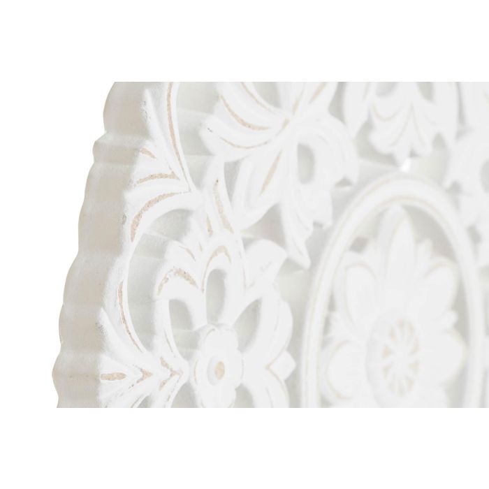 DKD Home Decor Decoracion Indio Blanco 6 x 40 x 30 cm (2 Unidades) 1
