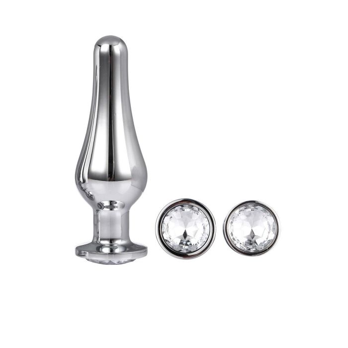 Plug Anal Dream Toys Gleaming Love Plateado 4 Plug Anal Dream Toys Gleaming Love Plateado 4