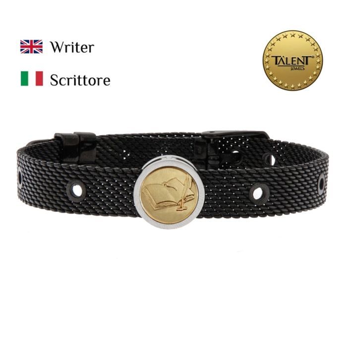 Pulsera Unisex Writer Talent Jewels TJA-3-14-01-2-235 Negro 1 Pulsera Unisex Writer Talent Jewels TJA-3-14-01-2-235 Negro 1