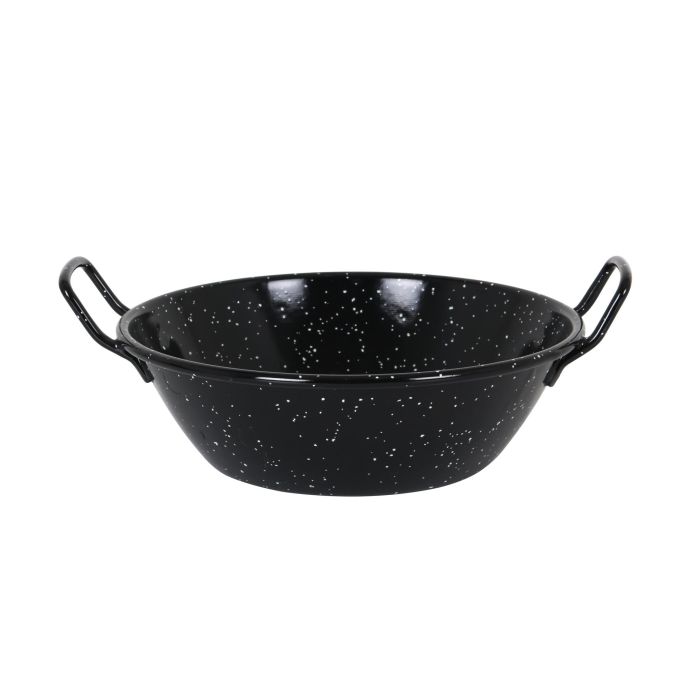 La Estrella Paellera Honda Bordonada 24 cm 2.5 L Jaspeada (8 Unidades)