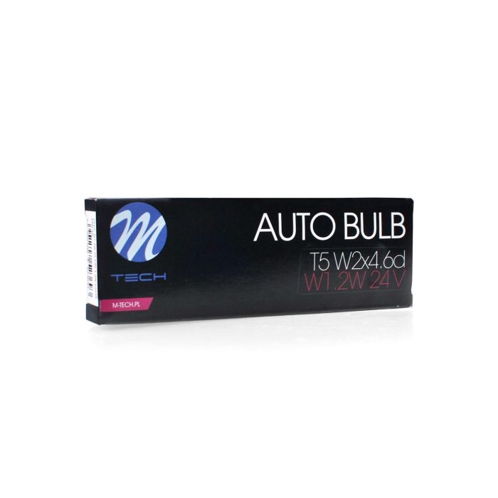 Lámpara M-Tech 24 V-1.2 W T5 cLear | 10 Unidades MTECZ929 3 Lámpara M-Tech 24 V-1.2 W T5 cLear | 10 Unidades MTECZ929 3