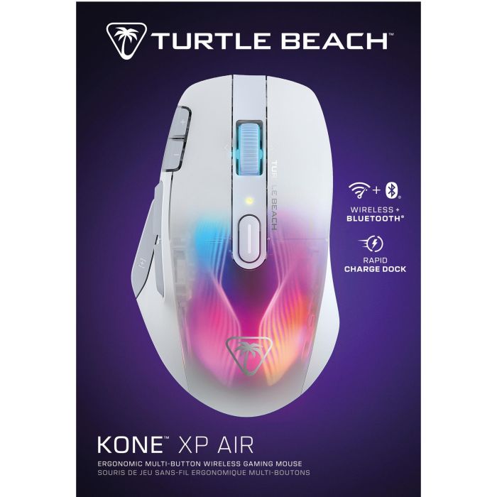 Turtle Beach TUR0731855711017 Ratón Inalámbrico para Juegos Kone XP Air con Estación de Carga, Blanco 4