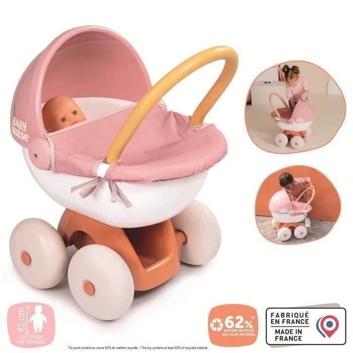 Smoby SMO3032162203958 - Baby Nurse Cochecito de abrazos para muñecas - A partir de 18 meses 1