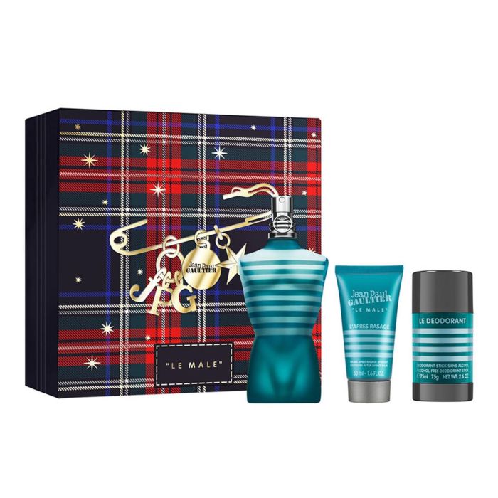 Jean Paul Gaultier LE MALE Estuche Eau de Toilette 125ml + After Shave 50ml + Desodorante 75gr Hombre 3 pz
