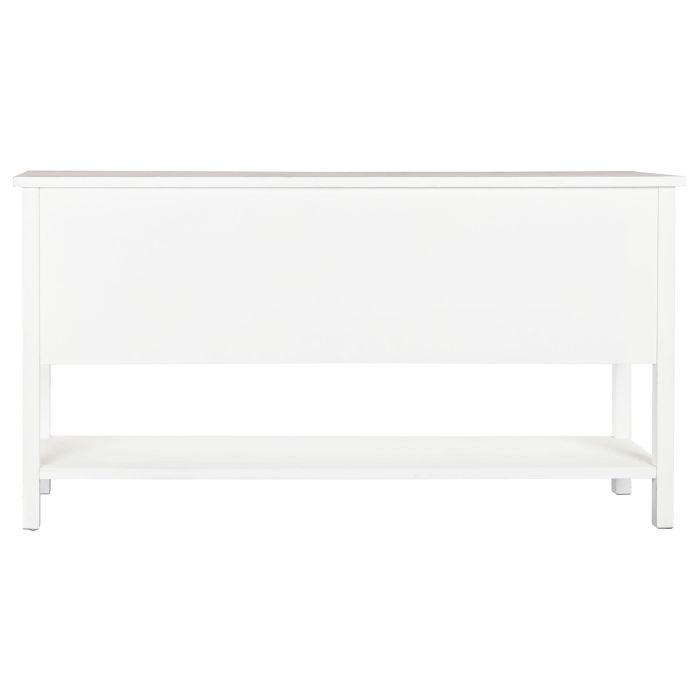 DKD Home Decor Buffet Tradicional Blanco Natural Madera Abeto y MDF 160 x 40 x 86 cm 7