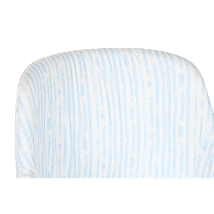 Silla Mediterraneo DKD Home Decor Azul Blanco 57 x 79 x 53 cm 4