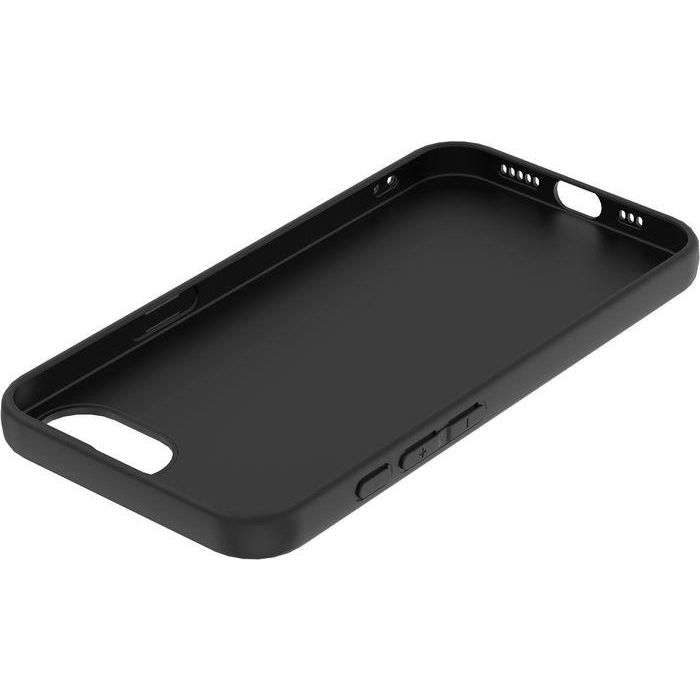 eSTUFF INFINITE VIENNA para iPhone 16e - Funda de TPU 100% Plástico Reciclado Negro Protección contra Caídas y Rasguños 4