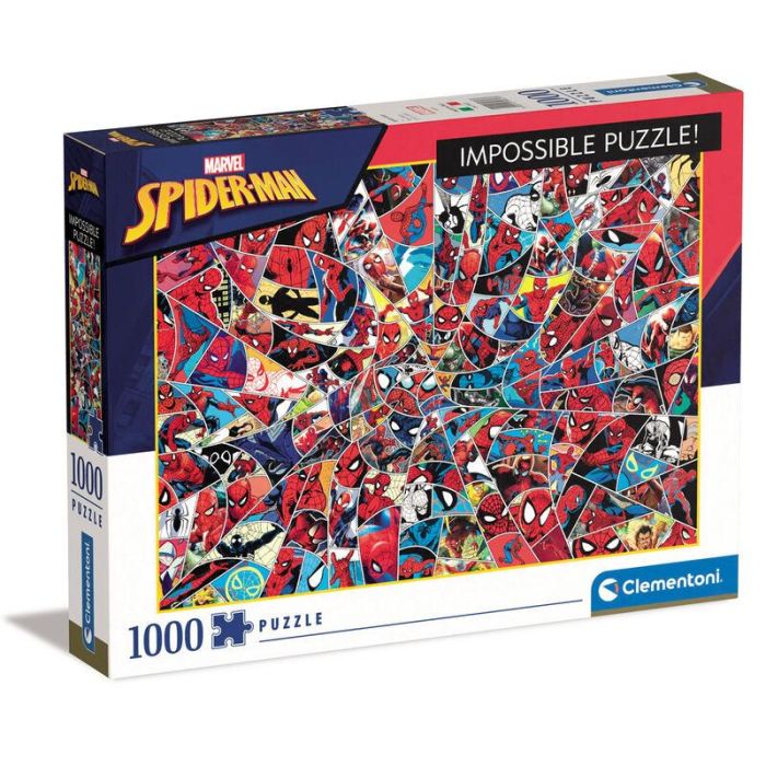 CLEMENTONI Puzzle Impossible Spiderman Marvel 1000 Piezas