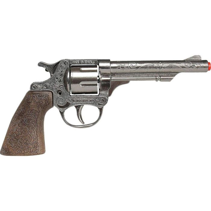 Pistola de Petardos Gonher Plateado Vaquero 4 Pistola de Petardos Gonher Plateado Vaquero 4