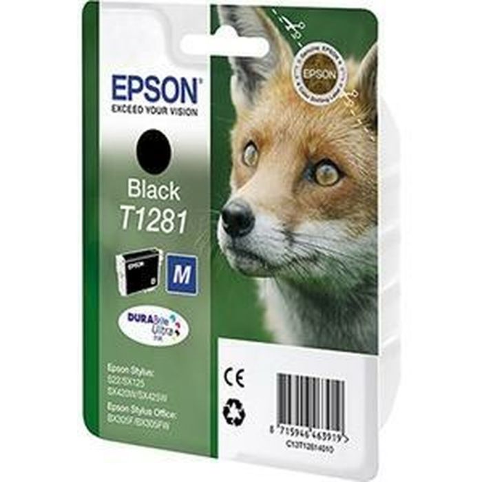 Cartucho de Tinta Original Epson STYLUS S22/SX125/ SX 235W /420W/425W, OFFICE BX305F Negro (10 Unidades) 1