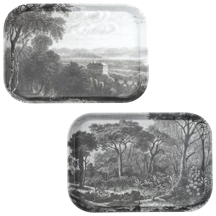 Home Deco Factory Bandeja 21x15 cm para Café y Pastas con Diseño Moderno 2