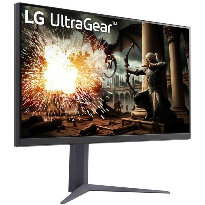LG 32GRS75Q-B Monitor Gaming UltraGear 31.5" QHD IPS 180Hz 1ms (GtG) FreeSync G-SYNC HDR400 3