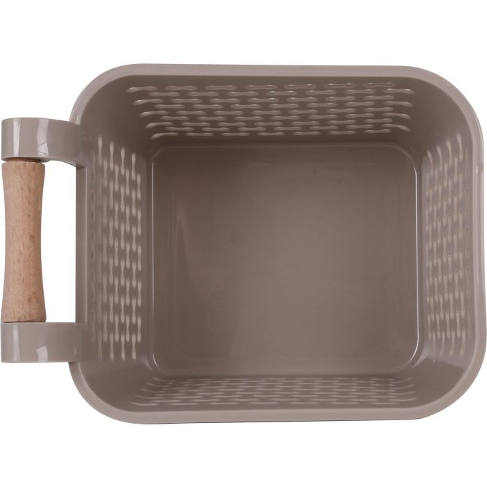 Cesta Multiusos con Asas de Madera 13x11x8 cm - Confortime (36 Unidades) 6