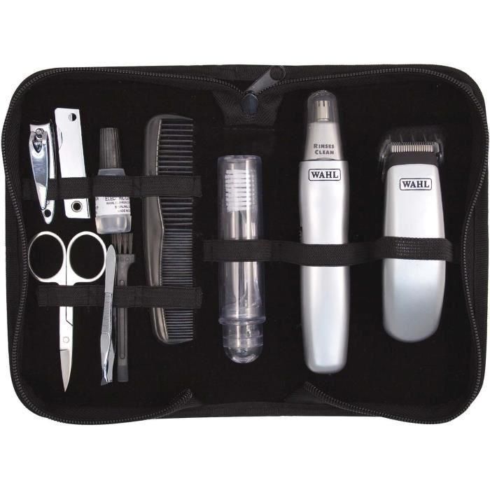 Cortabarbas + Recortadora De Nariz, Orejas Y Cejas Travel Kit WAHL 9962-1816 1