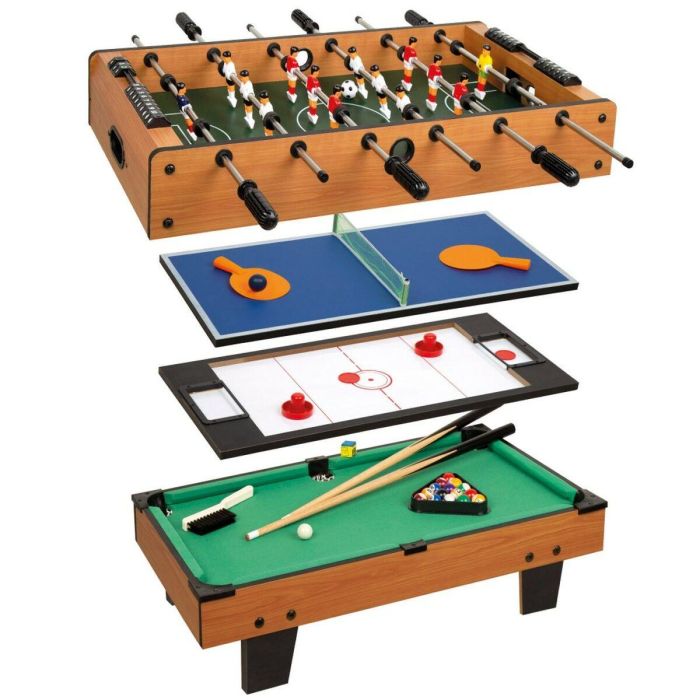 Mesa Multijuegos Colorbaby 4 en 1 81 x 27 x 43 cm Mesa Multijuegos Colorbaby 4 en 1 81 x 27 x 43 cm
