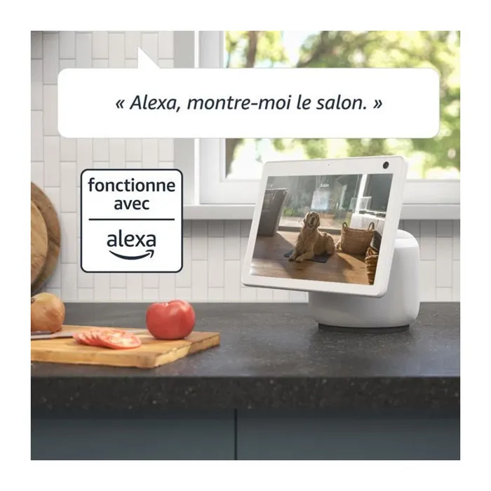 Blink Home Security AAABC85102 Mini Cámara Panorámica e Inclinable Blanca 4