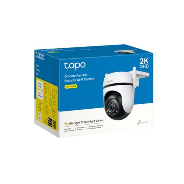 TP-Link Tapo C520WS Cámara Vigilancia Exterior 2K QHD, Visión Nocturna Color Starlight, 360° Panorámica, Detección IA, IP66 1 TP-Link Tapo C520WS Cámara Vigilancia Exterior 2K QHD, Visión Nocturna Color Starlight, 360° Panorámica, Detección IA, IP66 1