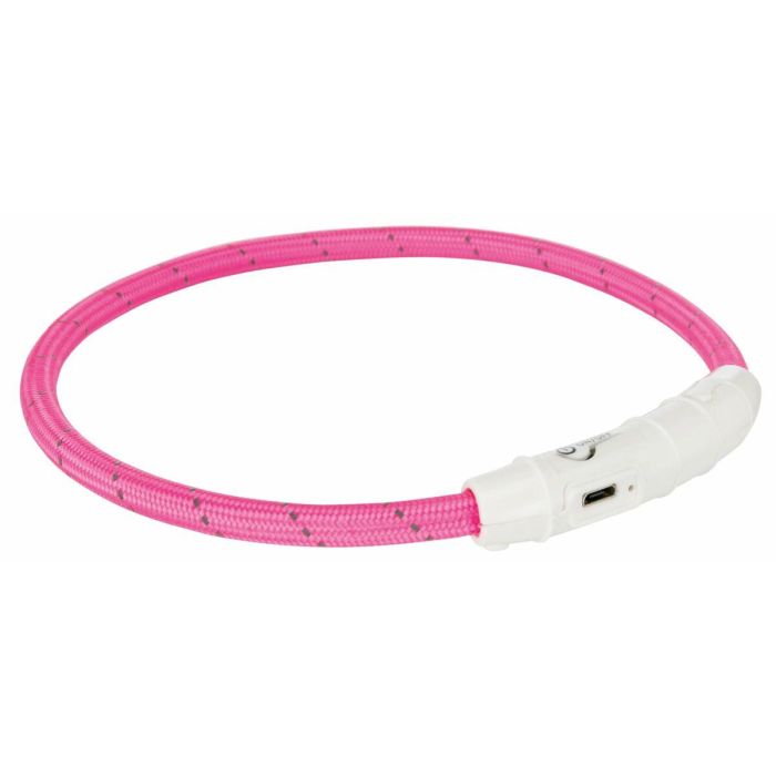 Collar LED para Mascotas Trixie Rosa L/XL 5