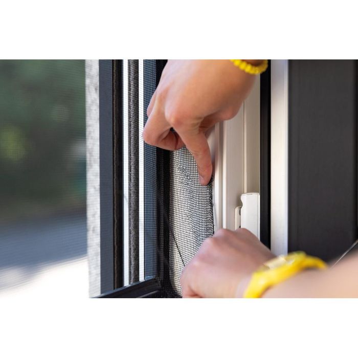 Schellenberg Mosquitera Easy Open 130x150cm Poliéster, Resistente UV y Polen, 70474 5