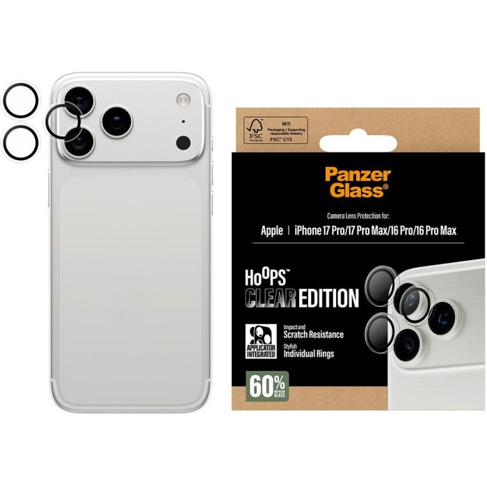 PanzerGlass Hoops clear iPhone 17 Pro/Pro Max/16 Pro/Pro Max 1