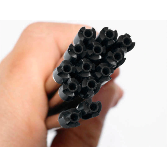 Q-connect Recambio Bolígrafo Negro Tipo Parker 0.7mm Cuerpo Metálico Recargable 3