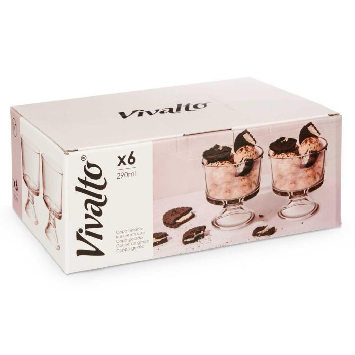Copa Helado 290 Ml Vivalto 9X10CM (24 Unidades) 2 Copa Helado 290 Ml Vivalto 9X10CM (24 Unidades) 2