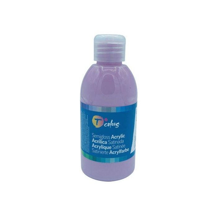 Pintura Acrilica Tcolors 250 Ml (Botella) Rosa