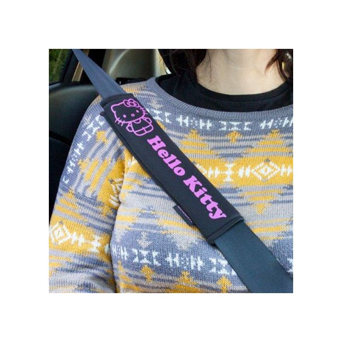 Hello Kitty Almohadilla Cs4 KIT1035 Negra para Cinturón de Seguridad, Juego de 2, Protege de Rozaduras, Cómodas, Universales, Lavables 0 Hello Kitty Almohadilla Cs4 KIT1035 Negra para Cinturón de Seguridad, Juego de 2, Protege de Rozaduras, Cómodas, Universales, Lavables 0