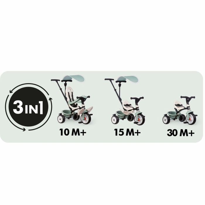 Smoby SMO7600741405 Triciclo para bebés S.Life Balade 5 Smoby SMO7600741405 Triciclo para bebés S.Life Balade 5