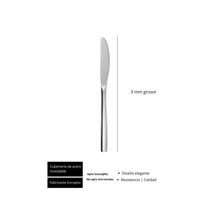 Sinxelo Satin Cuchillo Postre 200 Mm (12 Unidades) 1 Sinxelo Satin Cuchillo Postre 200 Mm (12 Unidades) 1