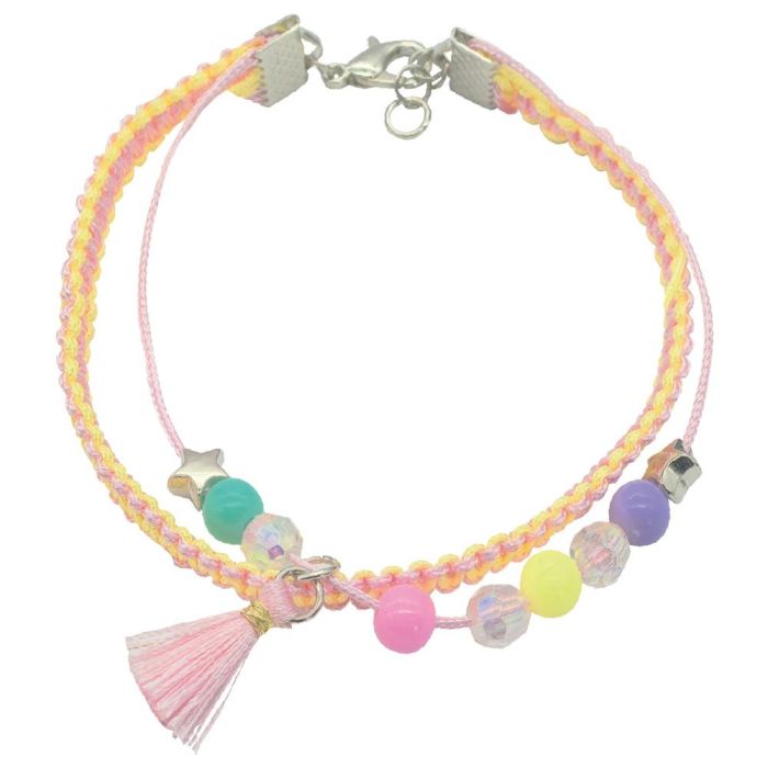 The Concept Factory Kit Pulsera DIY Modelos Surtidos - Rosa, Azul, Blanco-Negro para Niños +6 Años 4