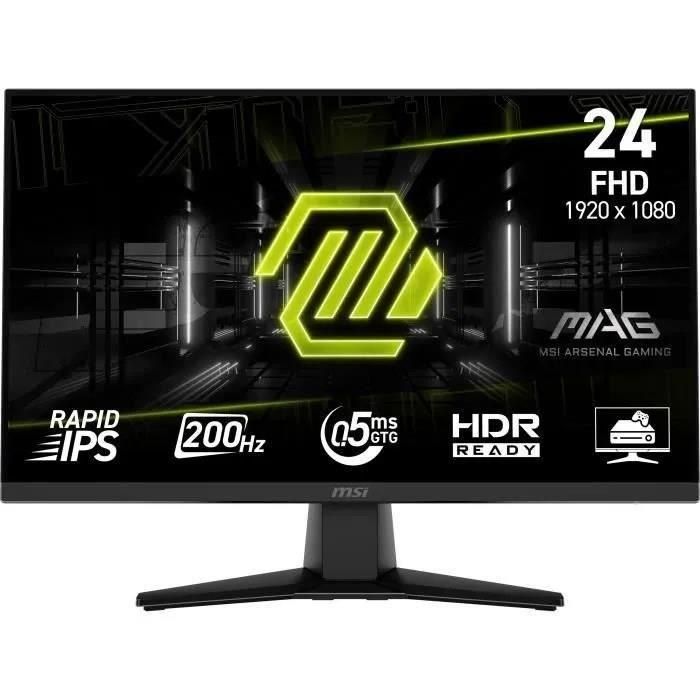 Pantalla Gamer para PC - MSI - 24 - FHD - 200 Hz - Panel IPS - 0,5 ms - MAG242F 0 Pantalla Gamer para PC - MSI - 24 - FHD - 200 Hz - Panel IPS - 0,5 ms - MAG242F 0