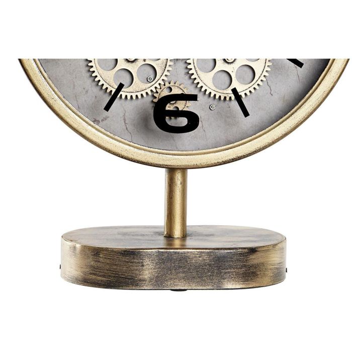 Reloj de Mesa DKD Home Decor Engranajes Hierro (30 x 12 x 41 cm) 1