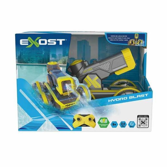 Exost Coche RC Phyton Blaster Teledirigido con Lanzador de Agua, Alcance 5m, para Niños +3 Años 0 Exost Coche RC Phyton Blaster Teledirigido con Lanzador de Agua, Alcance 5m, para Niños +3 Años 0