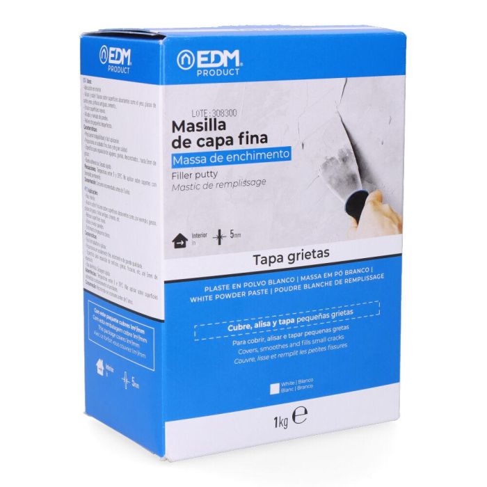 Masilla de capa fina 1kg edm