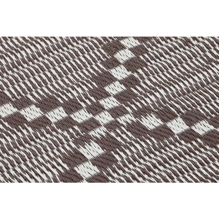 DKD Home Decor Alfombra de Poliéster Marrón Beige de 210x150 cm - Pack de 4 Unidades Surtidas 2