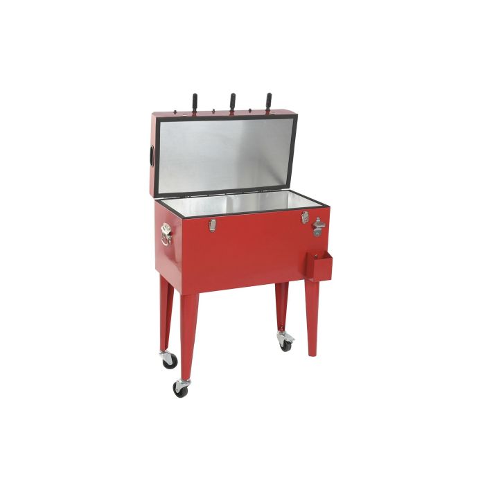 DKD Home Decor Nevera Futbolin Rojo 59 x 95 x 71 cm