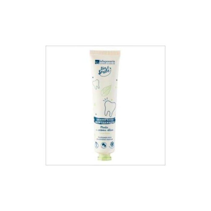 La Saponaria Dentífrico Menta & Carbón Activo Wonderwhite 75 mL