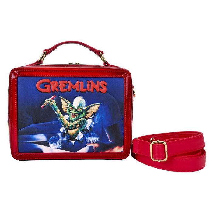 Loungefly Bolso bandolera Gremlins 40th Anniversary Piel vegana con Tirantes ajustables y desmontables 22,2x19x10,1cm